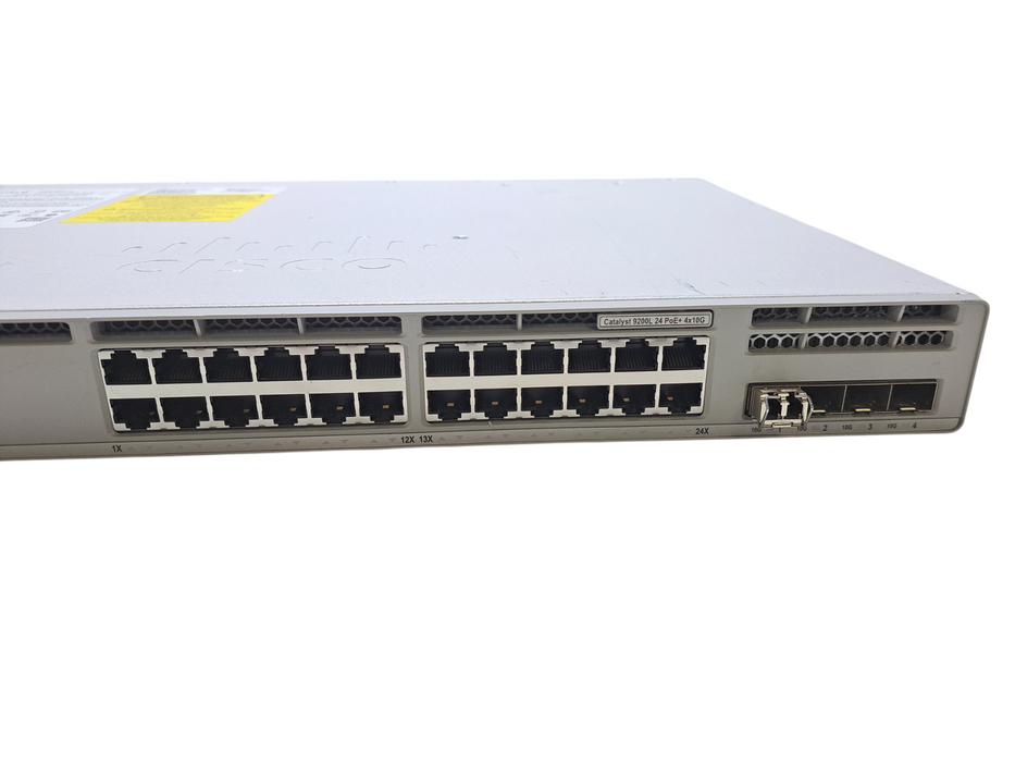 Cisco C9200L-24P-4X-E V02 | 24-Port Gigabit PoE+ Switch 4x 10G SFP+ w/ 1x 600W
