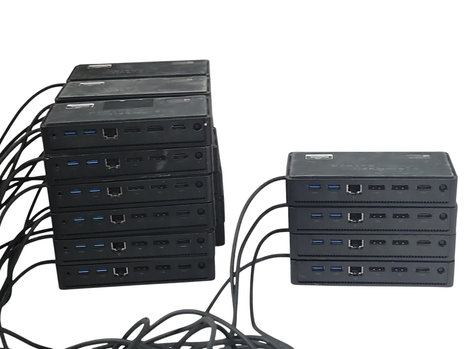 Lot of 22x Dell (4x D6000S & 18x D6000) Universal Docking Stations,