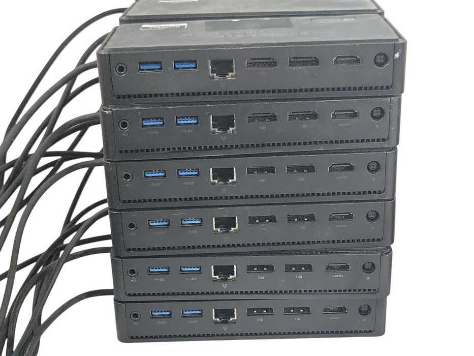 Lot of 22x Dell (4x D6000S & 18x D6000) Universal Docking Stations,