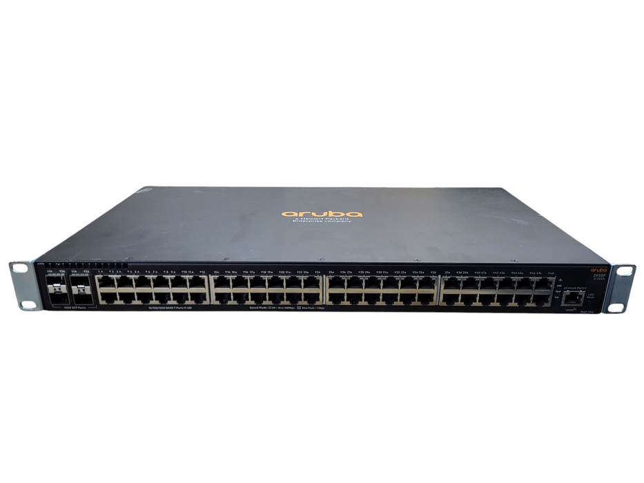 HP Aruba 2930F 48-Port Gigabit Ethernet Managed Switch JL260A w/ Rack Ears