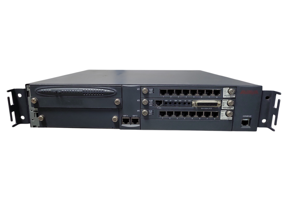 Avaya IP Office G700 V2 Phone Control Unit W/ 2x MM711, MM710,  Modules