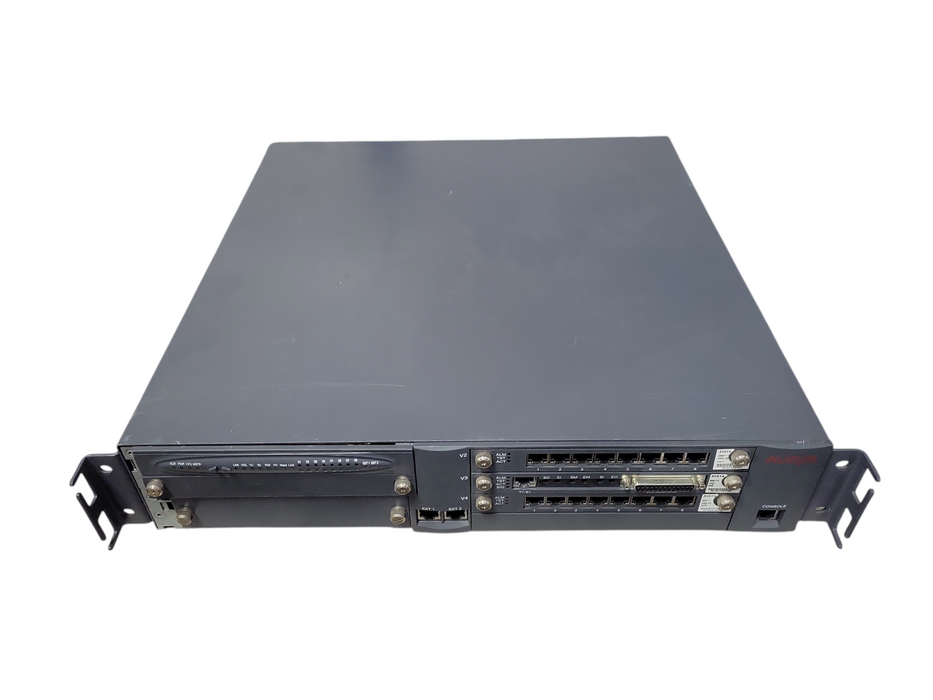 Avaya IP Office G700 V2 Phone Control Unit W/ 2x MM711, MM710,  Modules