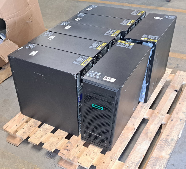 Lot of 7x HPE ProLiant Ml110 Gen10 Tower Server | No CPU/HDD/RAM | READ