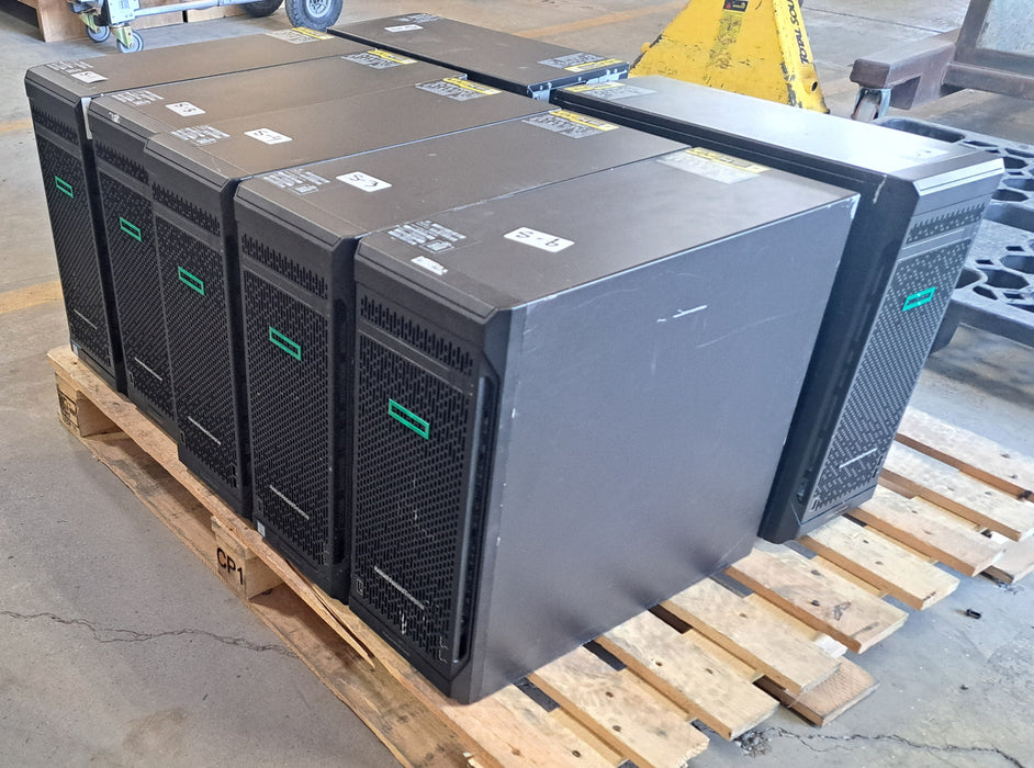 Lot of 7x HPE ProLiant Ml110 Gen10 Tower Server | No CPU/HDD/RAM | READ