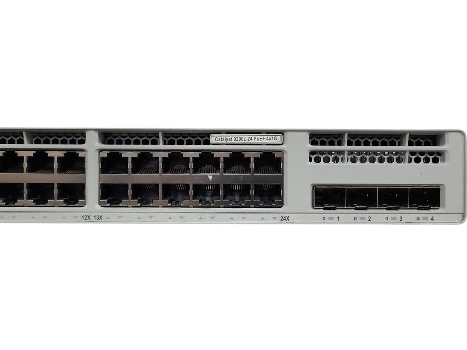 Cisco C9200L-24P-4G-E PoE+ 24-Port Ethernet Network Switch w/ 1x 600W PSU