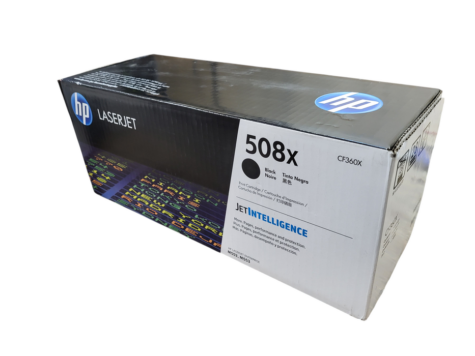 HP 508X Black High Yield Toner Cartridge CF360X - Genuine OEM New (#3751)