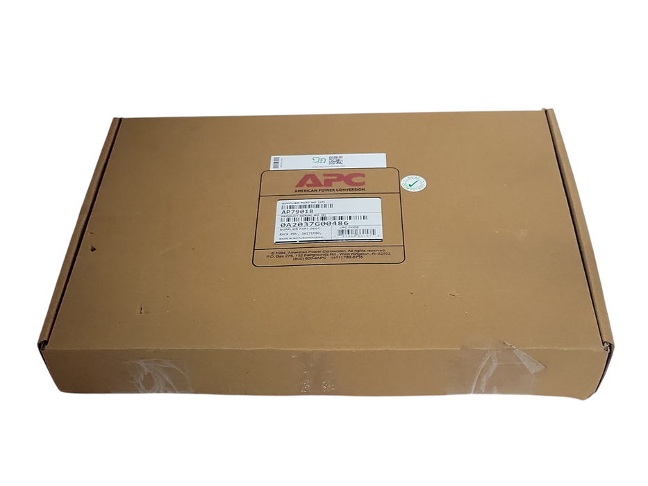 Open-Box APC AP7901B Switched Rack PDU 1U 20A 120V 8 NEMA 5-20R Outlet