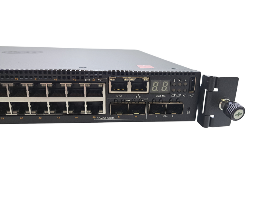 Dell N3048P | 48-Port Gigabit PoE+ Managed Switch 2x SFP+ w/ 10G RJ-45 Module