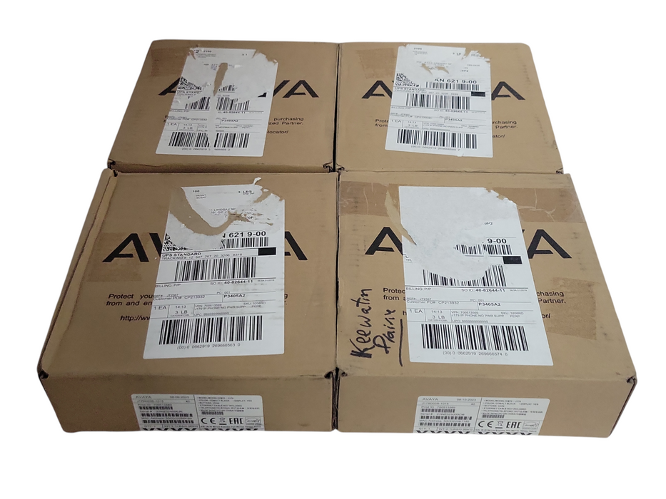 Lot of 4x New Avaya J179 8-line VoIP Black Corded Phone - 700513569, READ
