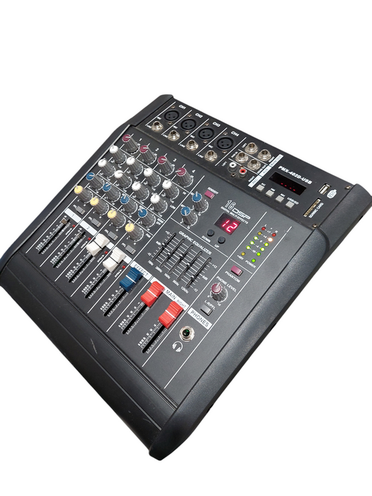DSP professional Powered Mixer PMX-402D-USB