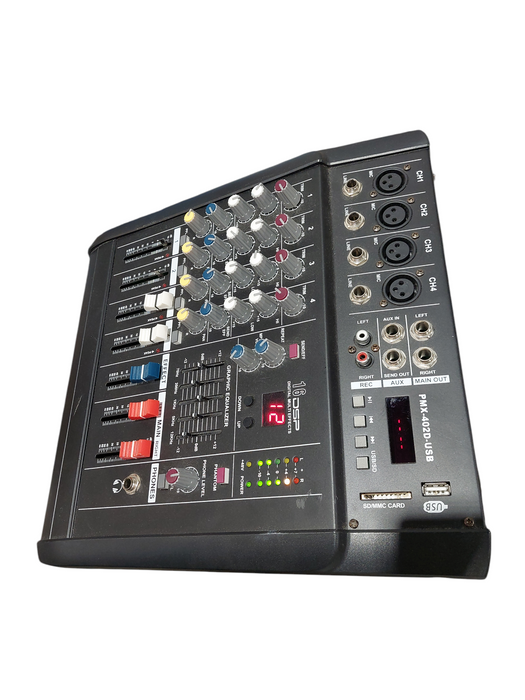 DSP professional Powered Mixer PMX-402D-USB