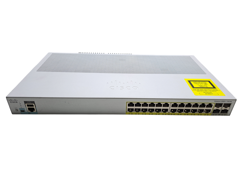 Cisco WS-C2960L-24PS-LL V01 | 24-Port Gigabit PoE+ Silent Managed Switch