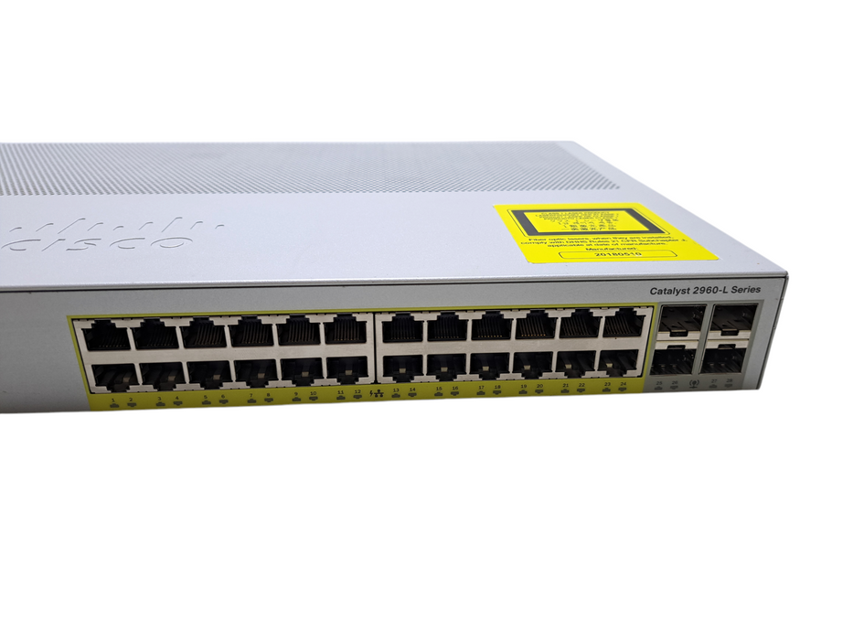 Cisco WS-C2960L-24PS-LL V01 | 24-Port Gigabit PoE+ Silent Managed Switch