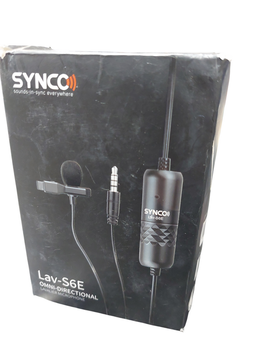 Synco LAV-S6E Omni-Directional Lavalier Microphone