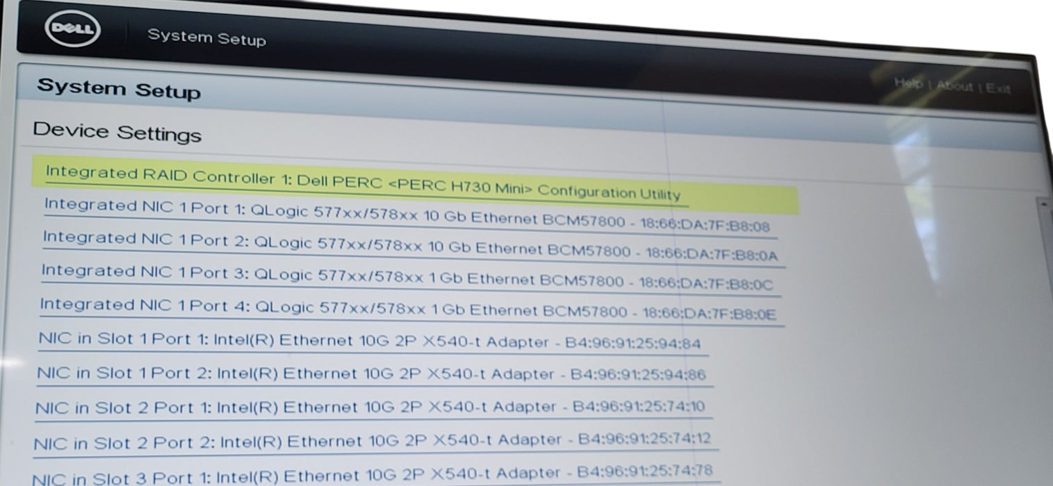 Dell R730 Server 2x Xeon E5-2630 V4|16GB DDR4|H730 Mini|2x1100W|10GB NIC|No HDD