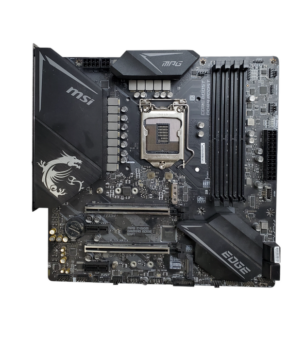 MSI MPG Z490M Gaming Edge WiFi LGA1200 MicroATX Motherboard - No CPU/RAM *READ*