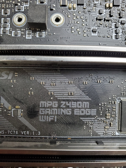 MSI MPG Z490M Gaming Edge WiFi LGA1200 MicroATX Motherboard - No CPU/RAM *READ*