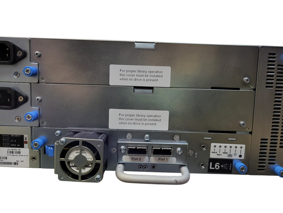Dell EMC ML3 LTO Tape Library w/ 1x 0YV18D 01PL474 LTO6 HH SAS TAPE DRIVE ML3