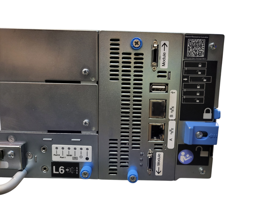 Dell EMC ML3 LTO Tape Library w/ 1x 0YV18D 01PL474 LTO6 HH SAS TAPE DRIVE ML3