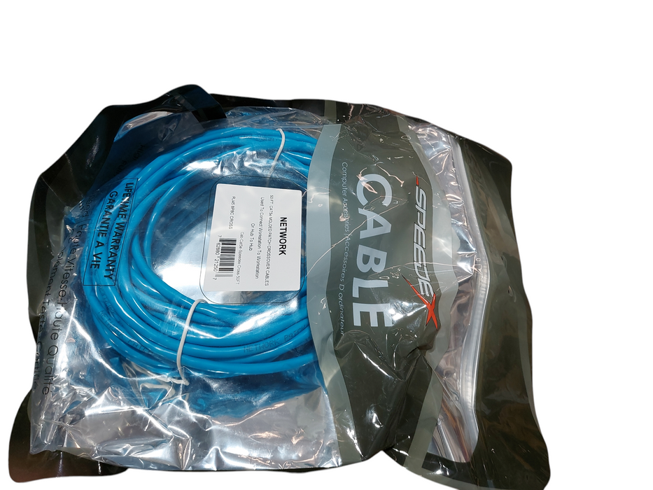 Network Cable 50Ft Cat 5E Molded Patch Crossover Cables ( new )