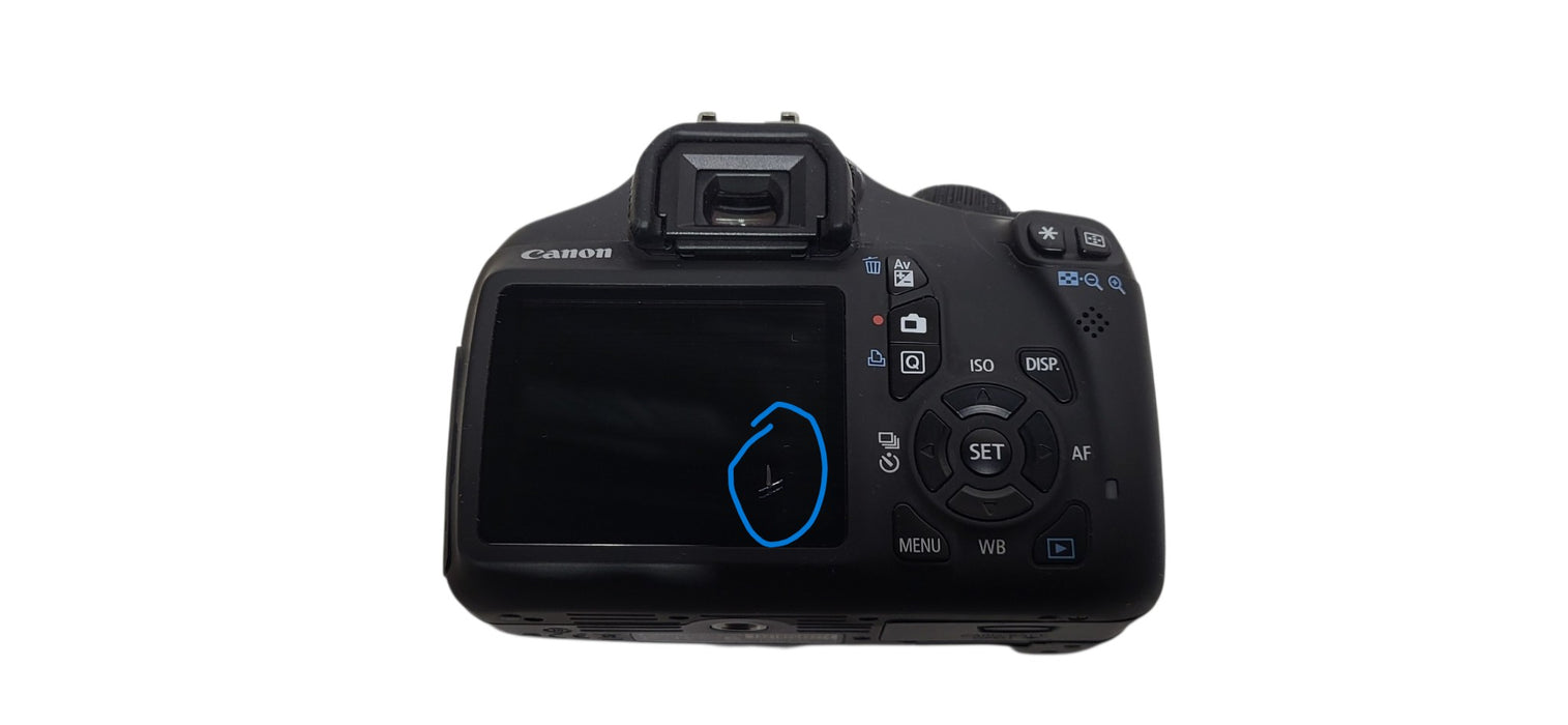 Canon EOS Rebel T3 18.0MP Digital Camera  W/ 28-80mm lens | READ