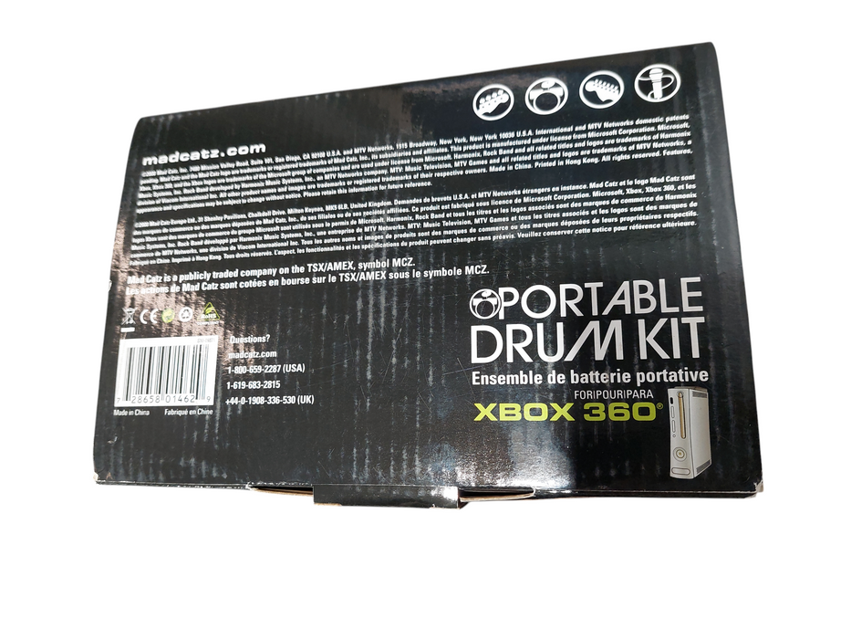 MadCatz 2008 XBOX 360 Rockband Portable DrumKit ( New ) Harmonix