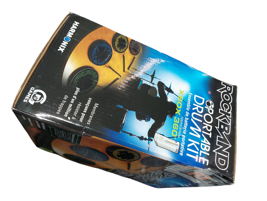 MadCatz 2008 XBOX 360 Rockband Portable DrumKit ( New ) Harmonix