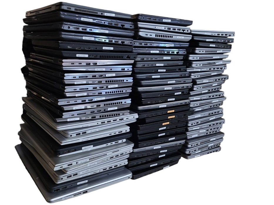 Lot 76x B/C-Grade Dell-Lenovo-HP 10-12Gen Laptops (BCL12-13)