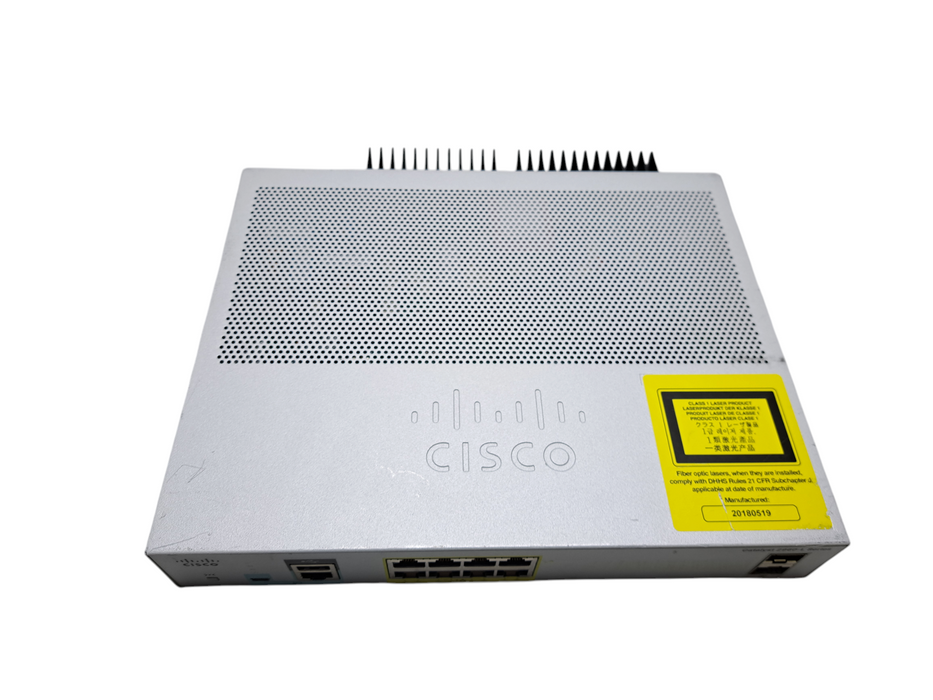 Cisco WS-C2960L-8PS-LL | 8-Port Gigabit PoE+ 2x SFP Silent Managed Switch