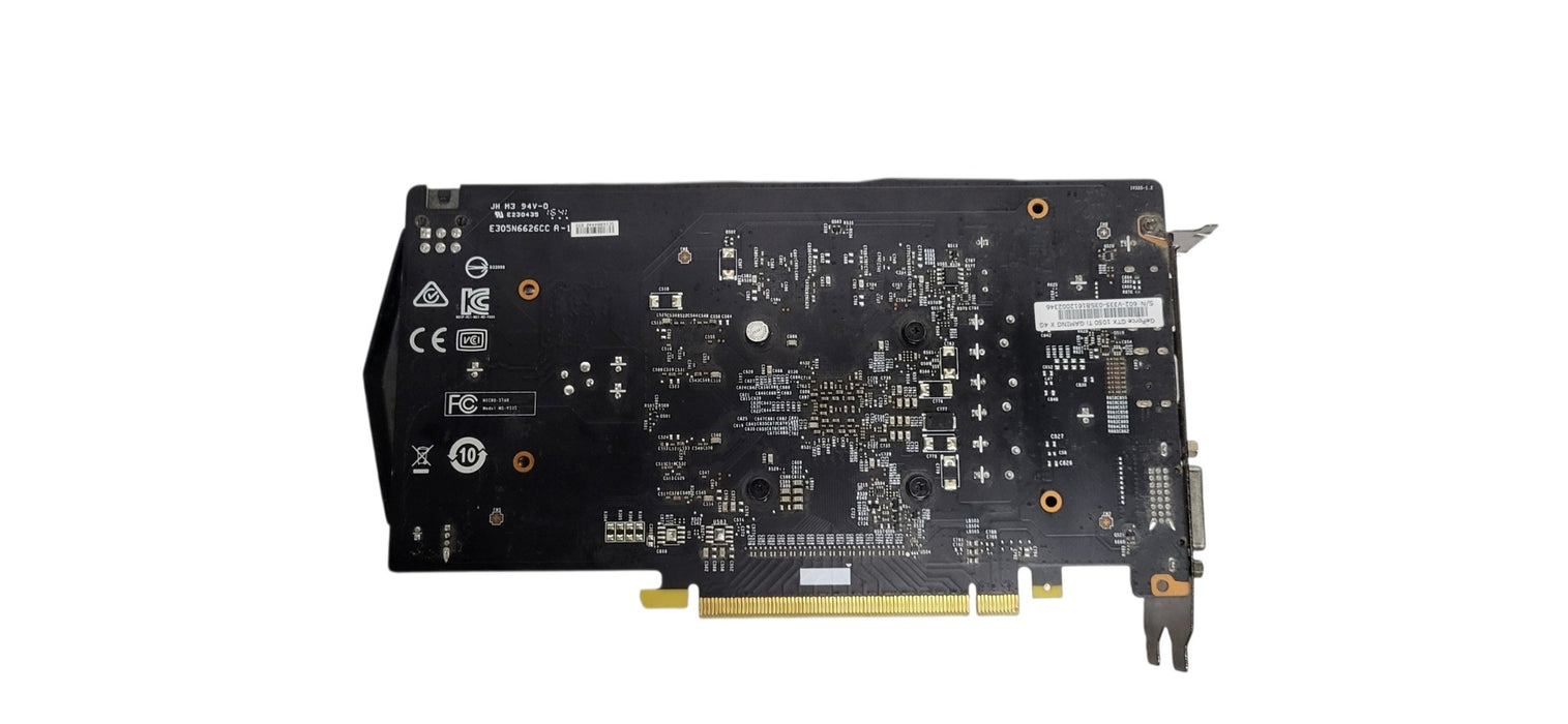 MSI NVIDIA GeForce GTX 1050 TI Gaming X 4G 4GB GDDR5 Graphics Card
