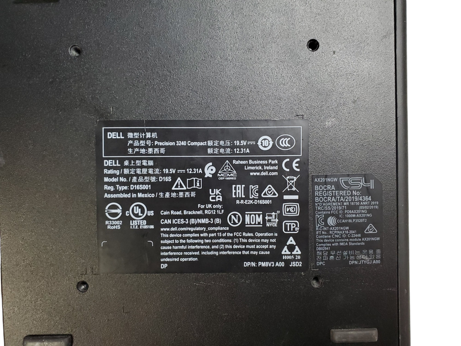 Dell Precision 3240 Compact - Core i5-10500, 8GB DDR4, 256GB NVMe