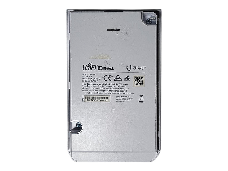 Ubiquiti Unifi UAP-IW-HD In-Wall Wi-Fi 5 Access Point