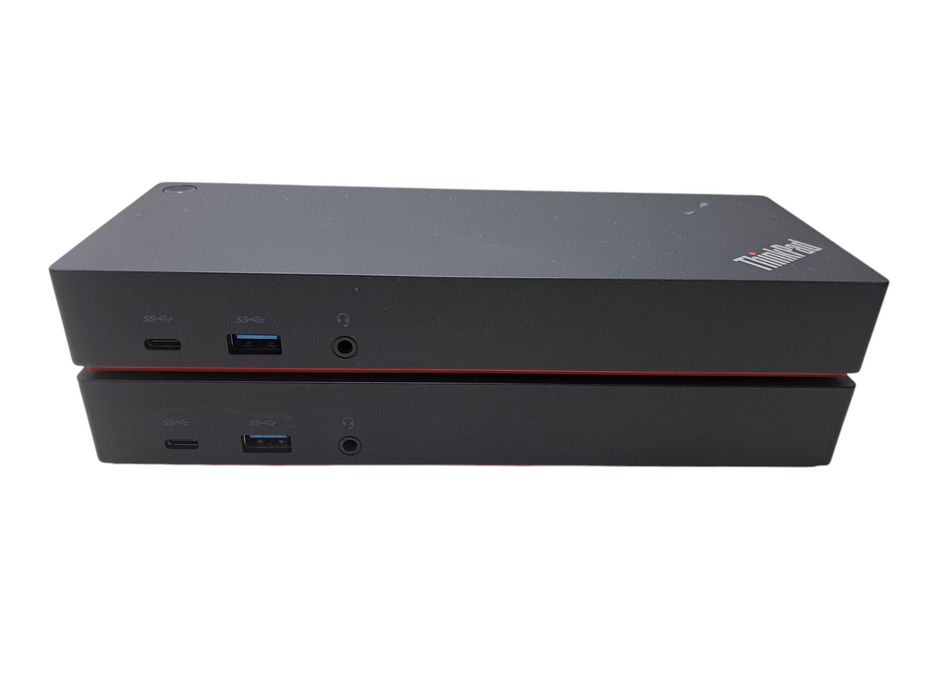 Lot of 2x Lenovo ThinkPad DUD9011D1 / 40AF Hybrid USB-C with USB-A Dock