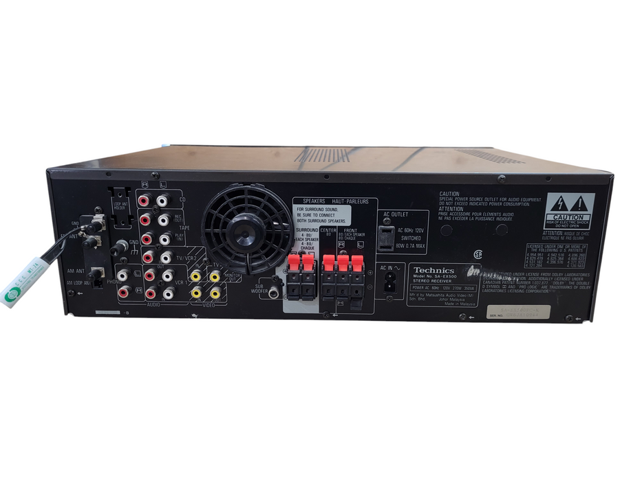 Technics AV Control Stereo Receiver SA-EX500 No remote