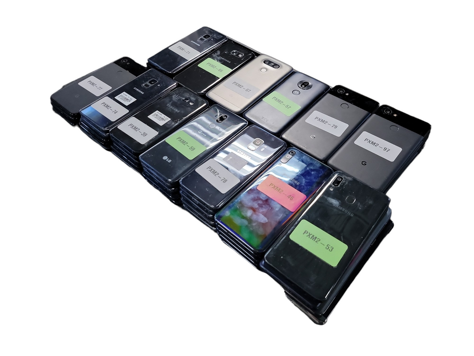 Lot of 63x Android Phones [Samsung / Google / ZTE | B Condition][PXM2-2]