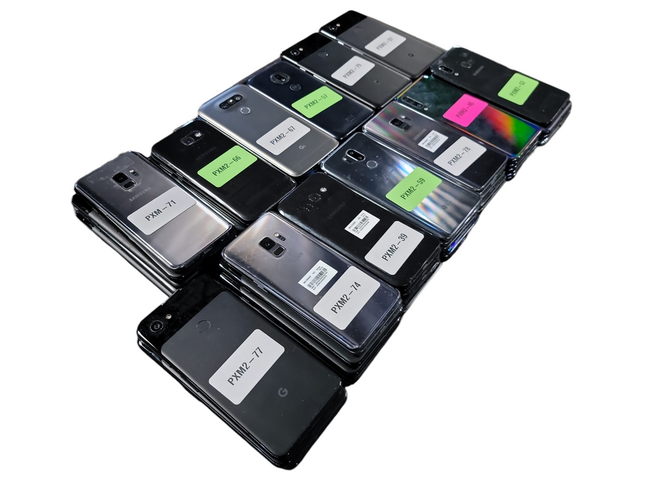 Lot of 63x Android Phones [Samsung / Google / ZTE | B Condition][PXM2-2]