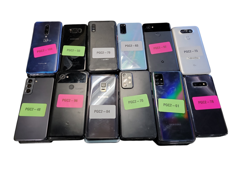 Lot of 58x Android Phones [Samsung / Google / Motorola | B/C Condition][PGC2-2]