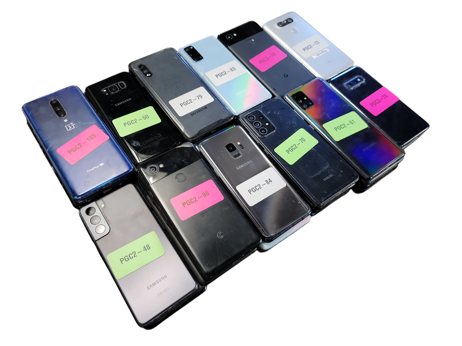 Lot of 58x Android Phones [Samsung / Google / Motorola | B/C Condition][PGC2-2]