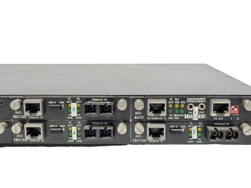 MiLAN Technology MIL-9100X 8 Slot Chassis w/ 7x Cards, READ _