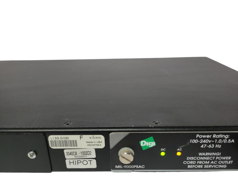 MiLAN Technology MIL-9100X 8 Slot Chassis w/ 3x Cards, 1x PSU, READ _