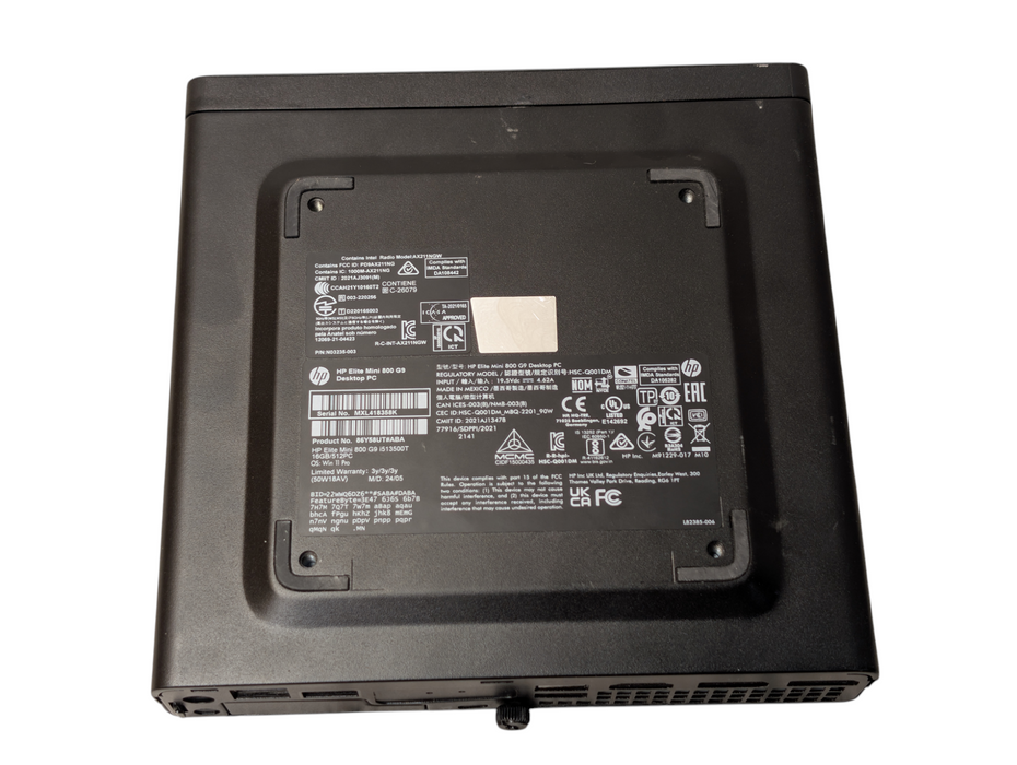 HP Elite mini 800 G9 Intel Core i5-13500T 16GB RAM 256GB NVMe SSD