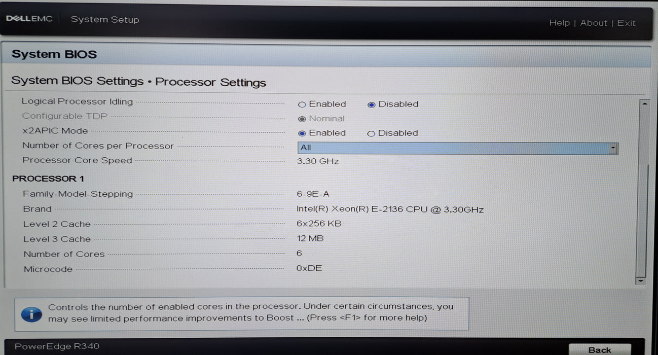 Dell PowerEdge R340 8x 2.5" | Xeon E-2136 @3.30GHz, 64GB DDR4, H730P + 12G HBA