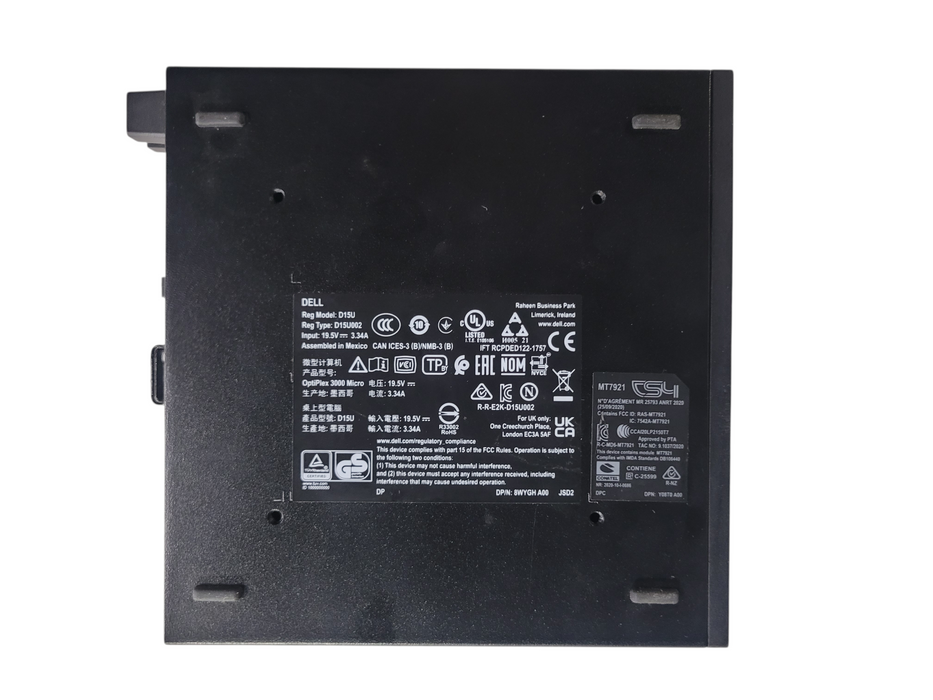 Dell OptiPlex 3000 i5-12500T @2.00GHz 8GB DDR4 256GB NVMe