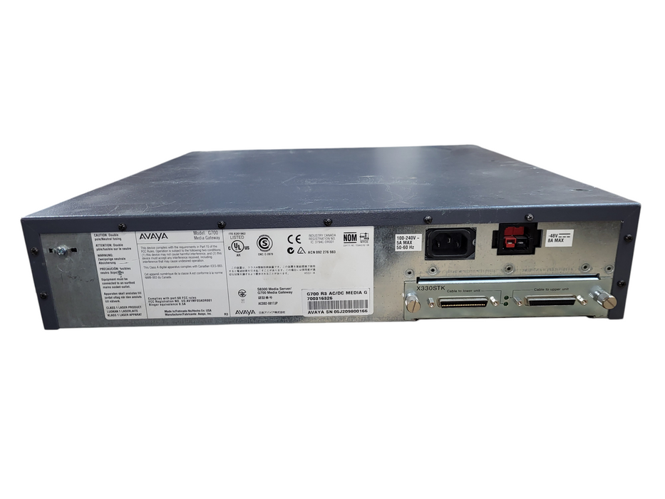 Avaya IP Office G700 V2 Phone Control Unit W/ MM710, MM711 Modules