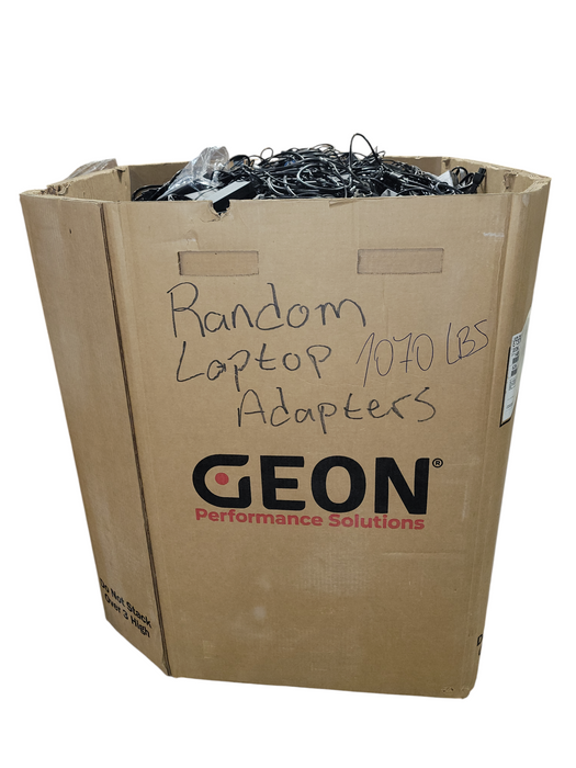 Bin of Approx 1070lbs Assorted Mix OffBrands Laptop Power Adapters (AS-IS)