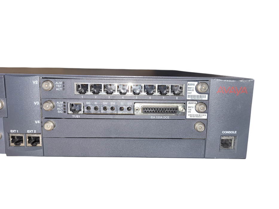 Avaya IP Office G700 V2 Phone Control Unit W/ MM710, MM711 Modules