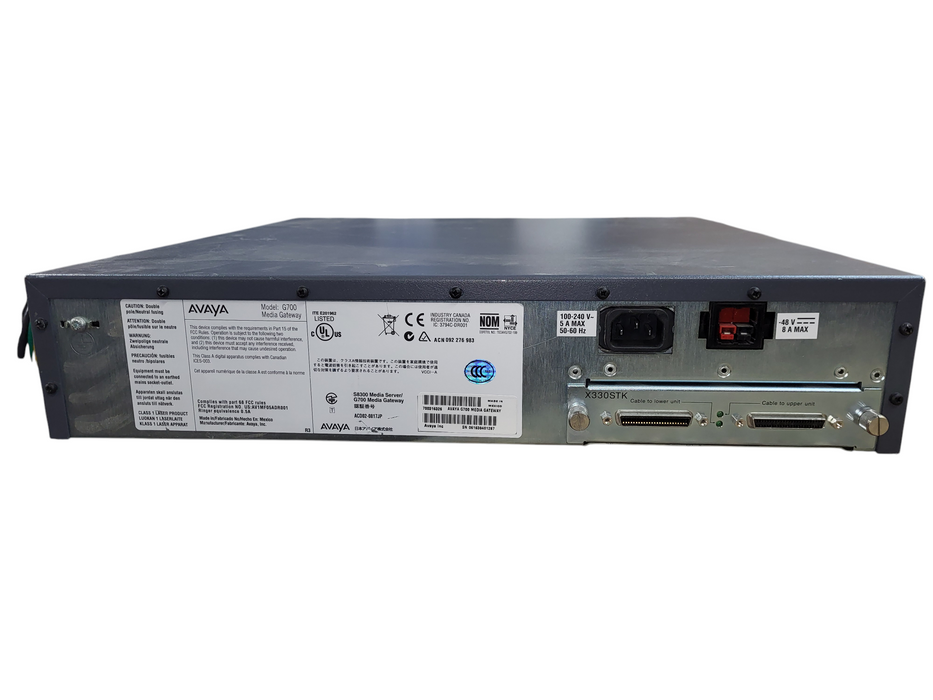 Avaya IP Office G700 V2 Phone Control Unit W/ MM710, MM711 Modules
