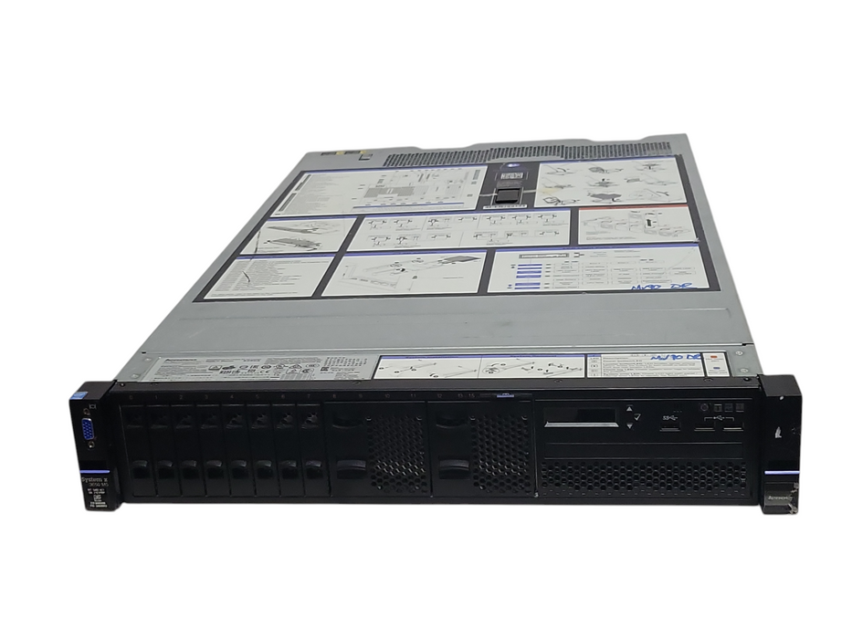 Lenovo System X 3650 M5, 1x Xeon E5-2690v3 2.60GHz 64GB DDR4, 2x900W PSU, 8x 2.5