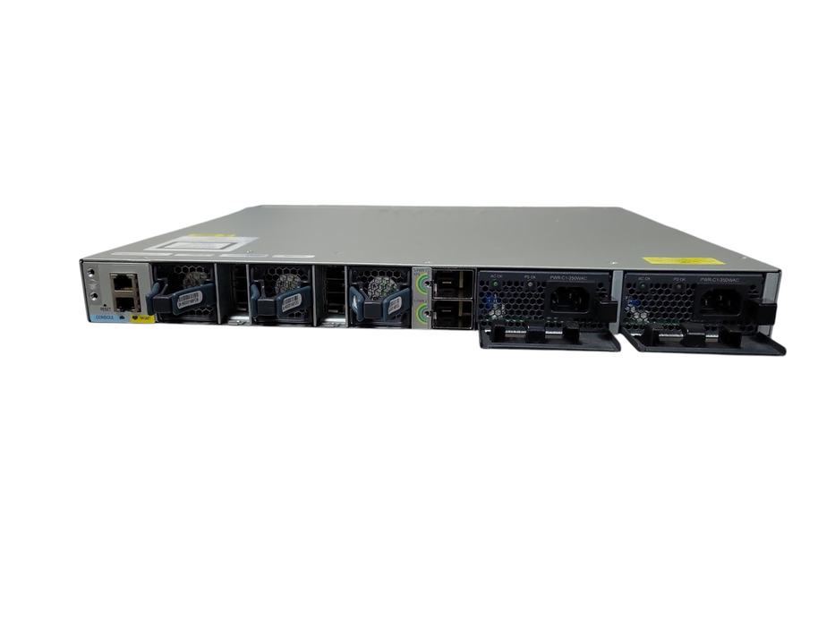 Cisco Catalyst WS-C3850-24T-S 24-Port Network Switch 2x 350W PSU