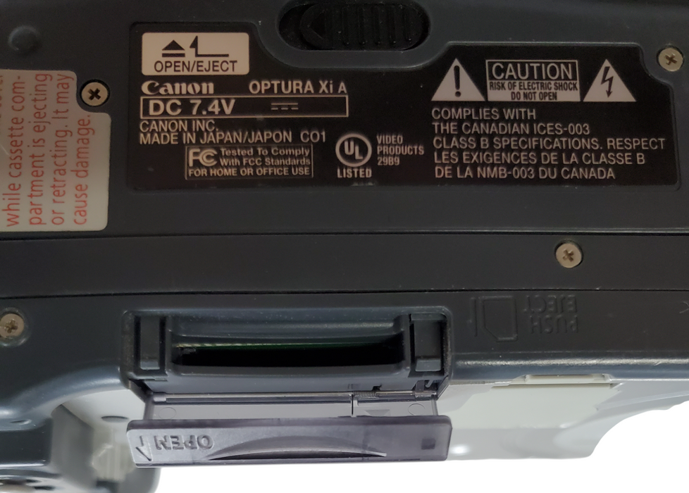 Canon Optura Xi A MiniDV Camcorder w/ Battery *READ*